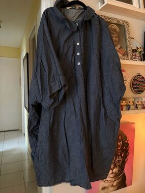 eshakti Slate Blue caftan U5